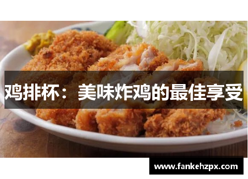 鸡排杯：美味炸鸡的最佳享受